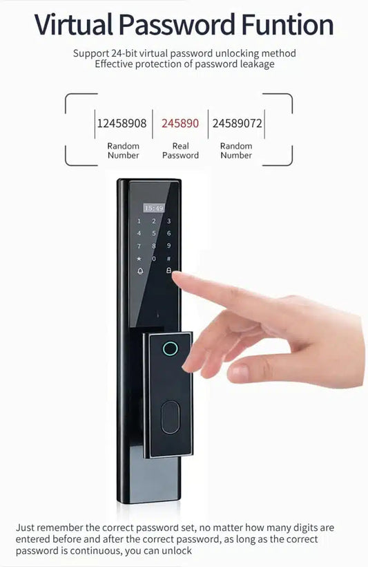 Pnda Lock Electricity- R10 Face Version -Black
